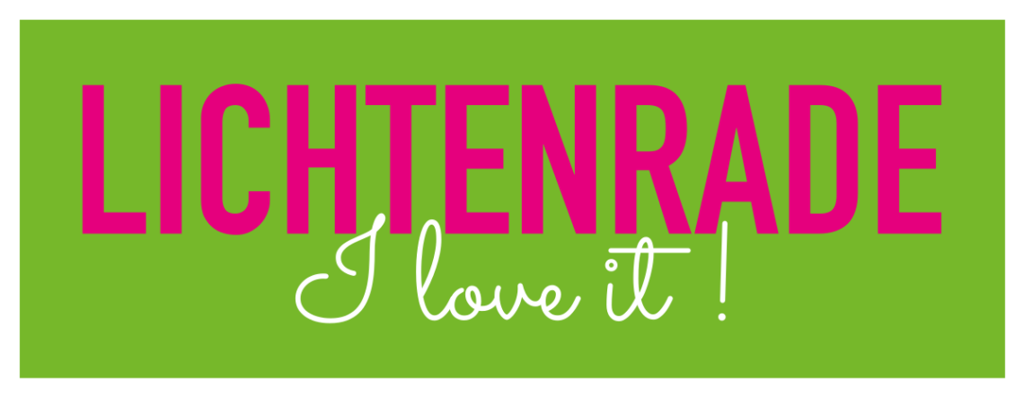 LICHTENRADE – I love it! – Logo der Initiative von BEATKO / Beate Kothe